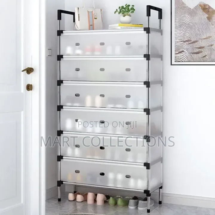 7 Layer Dustproof Shoe Rack – Portable Shoe Storage Organizer