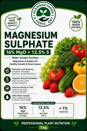 Magnesium Sulphate (Epsom Salt)