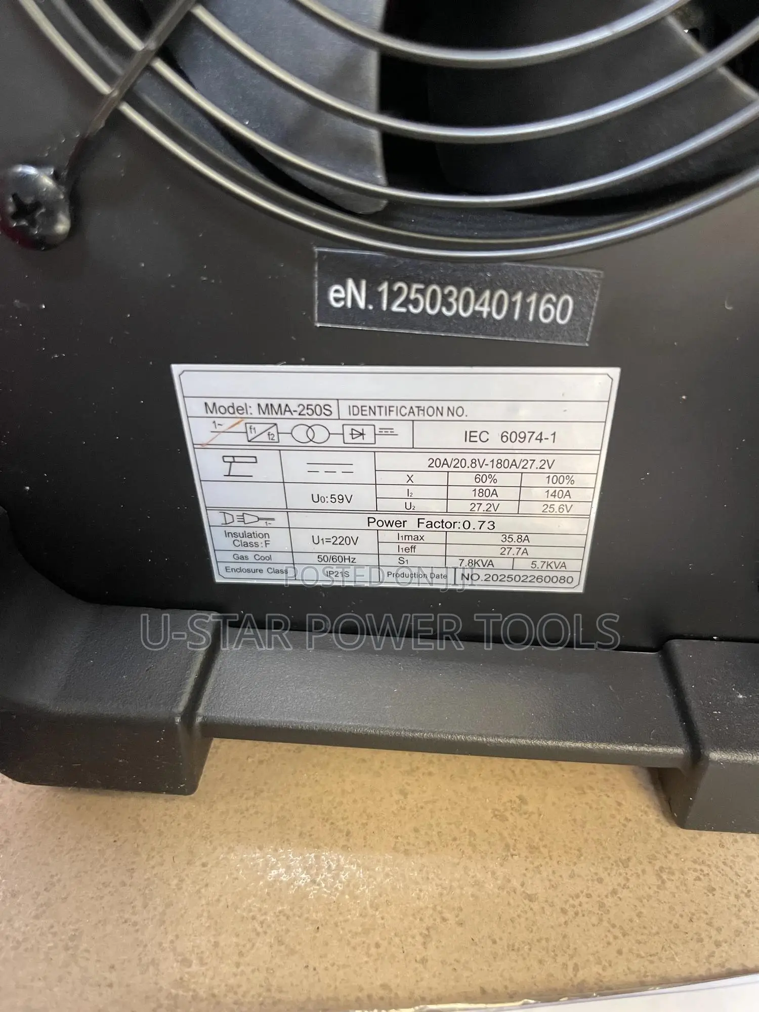 Mma-250 S Welding Machine