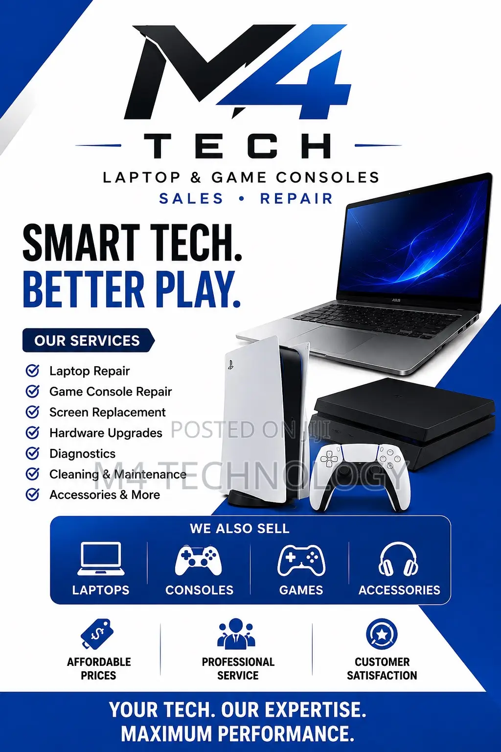 Laptop and Game Console Repairs