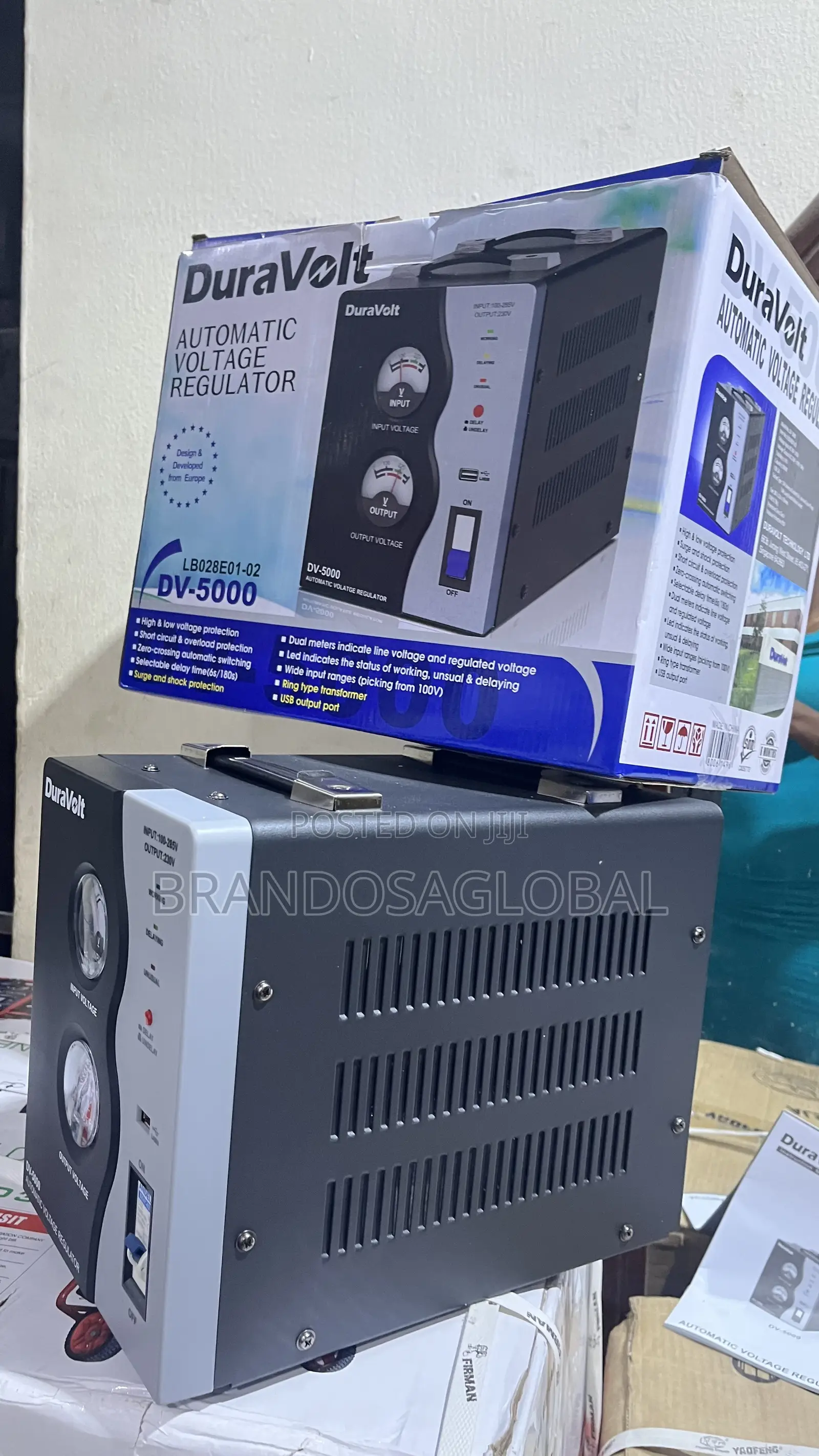 Duravolt Automatic Voltage Regulator Dv5000[Lb028e01-0]Voltagecontrol