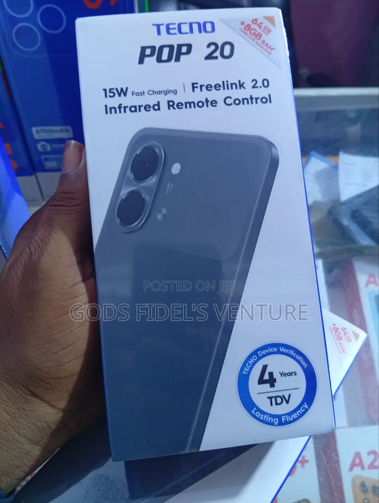 New Tecno Pop 20 64 GB Black