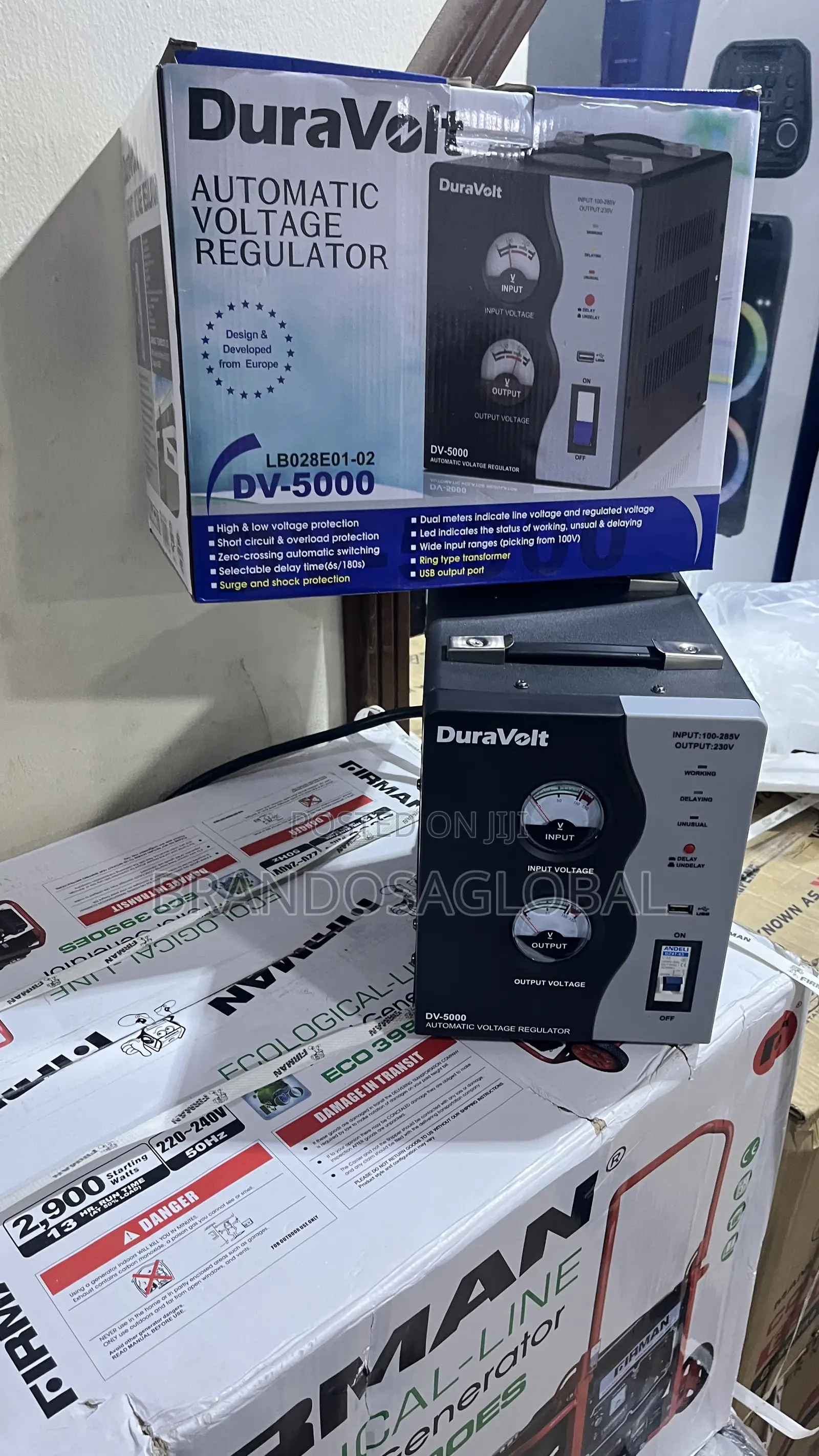 Duravolt Automatic Voltage Regulator Dv-5000[Lb028e01-0]Home Powerunit