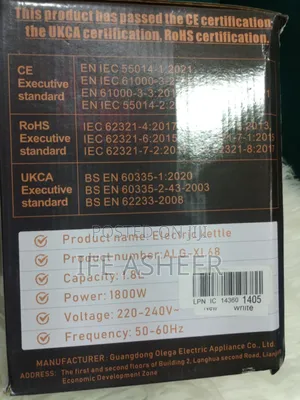 1.8l Ouefor Electric Kettle