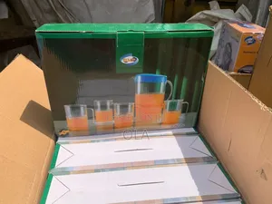 SMP 5-Piece Water Jug Glass Set