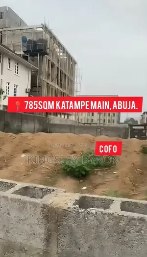 Direct 785sqm Katampe Main for Quick Grab