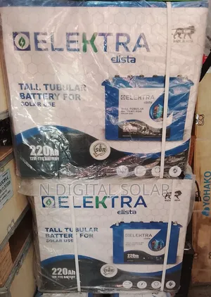 Elektra Tubular Battery 220ah