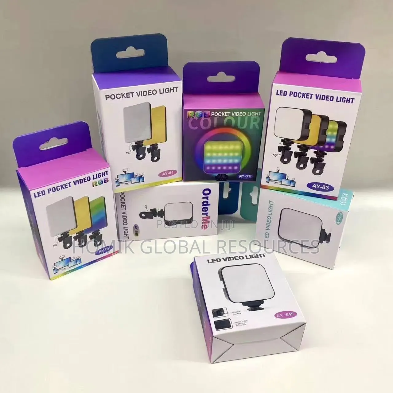 Mini Rechargeable Influencer RGB Cube Light