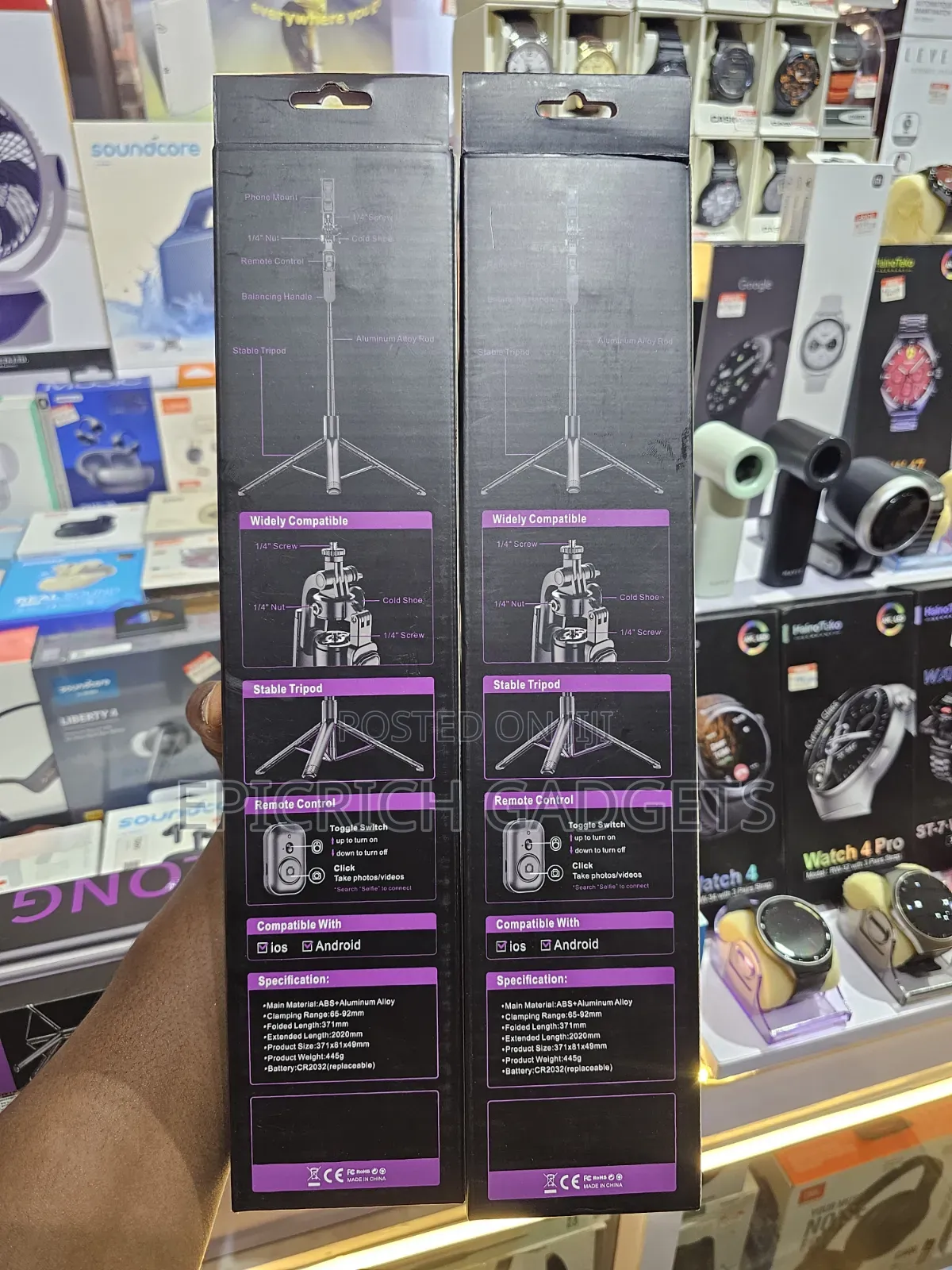 C08 Stable Stable Selfie Stick Tripod