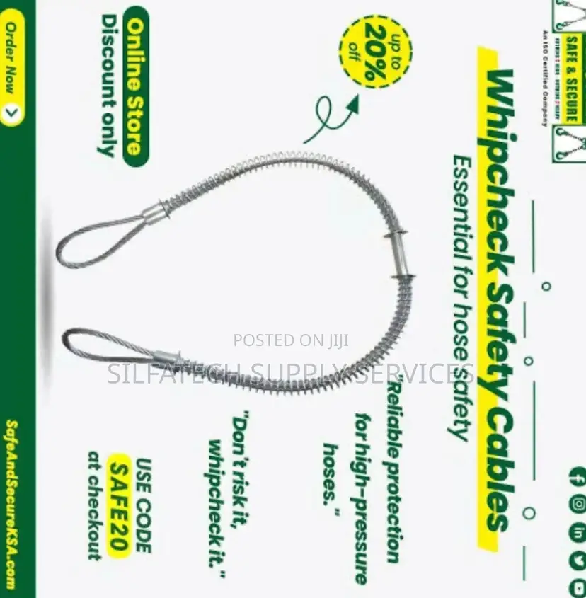 Whipcheck Safety Cable