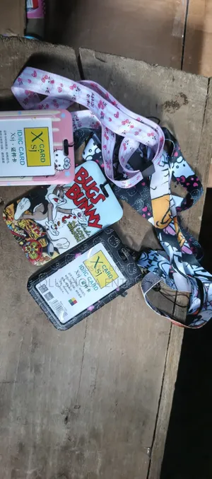 New I D Card Holder With Rope Difference Character