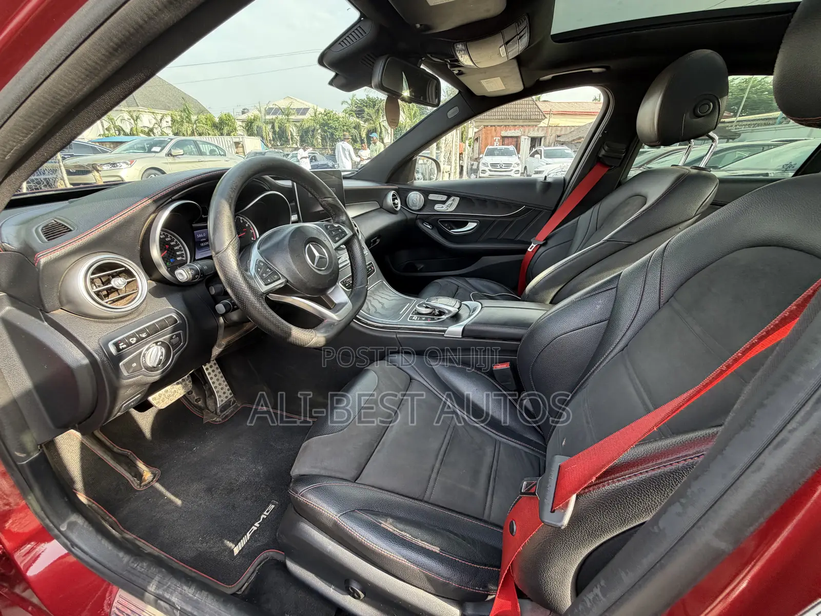 Mercedes-Benz C450 2017 Red