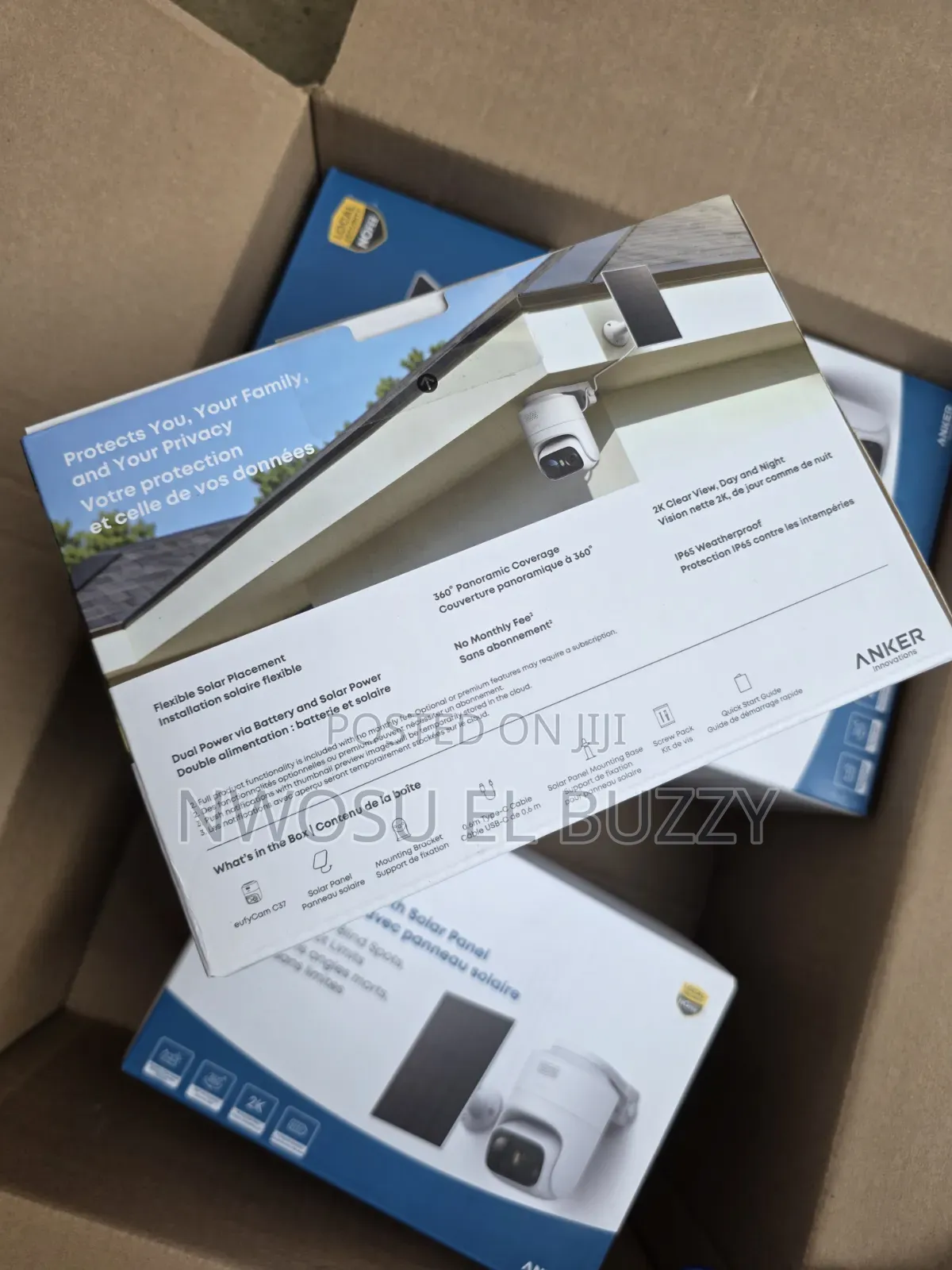 Eufycam C37 With Solar Panel Security Camera