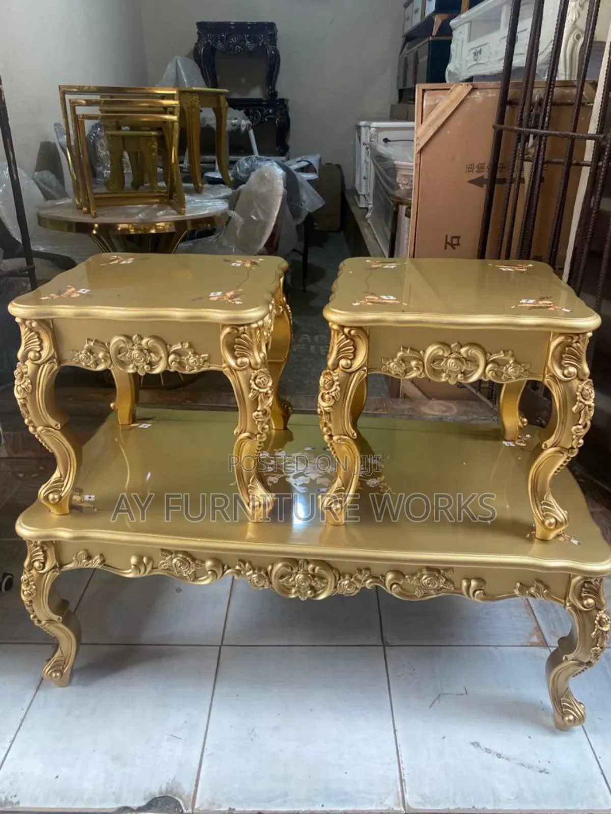 Living Room Set and Dining Set Combo
