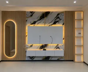 Luxury Tv Console With Mirror