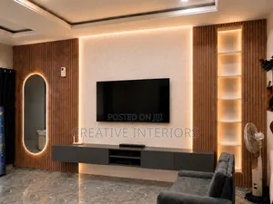Luxury Tv Console With Mirror