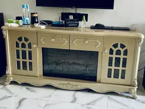Tv Stand With Electric Fireplace Display Plus Remote Control