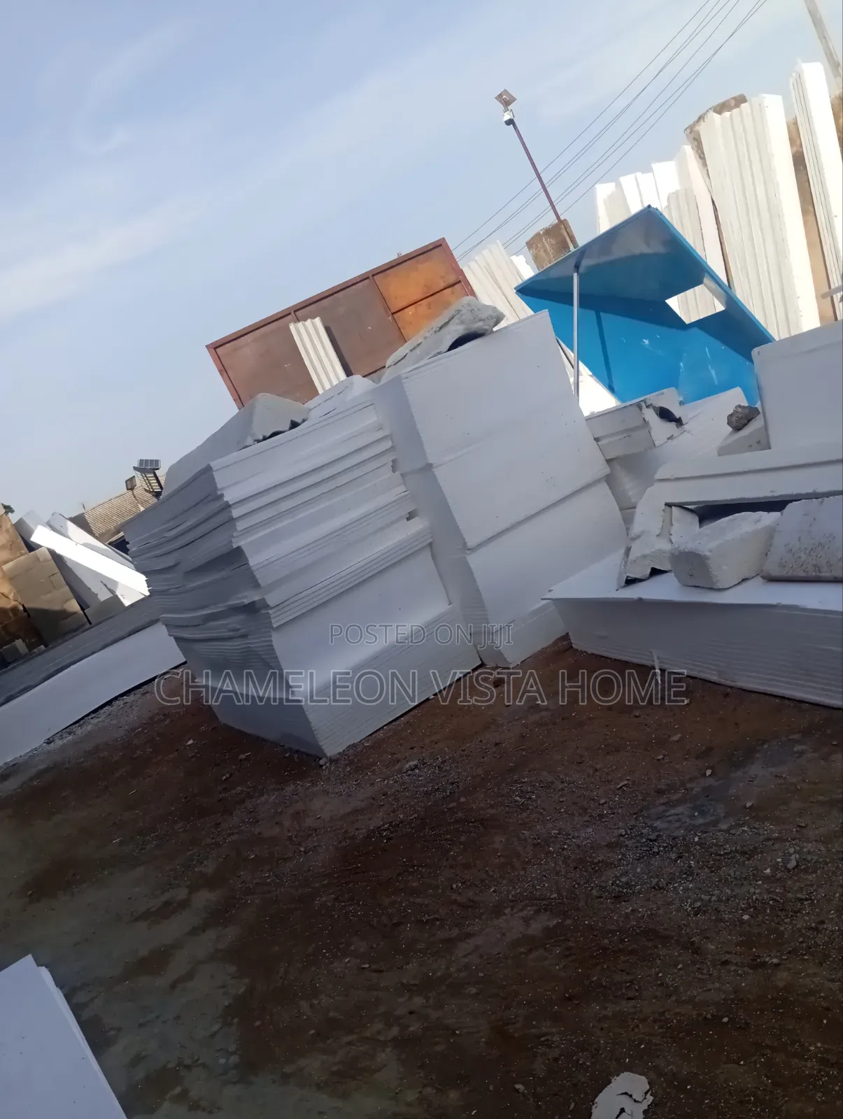 Polystyrene Board and Parapets