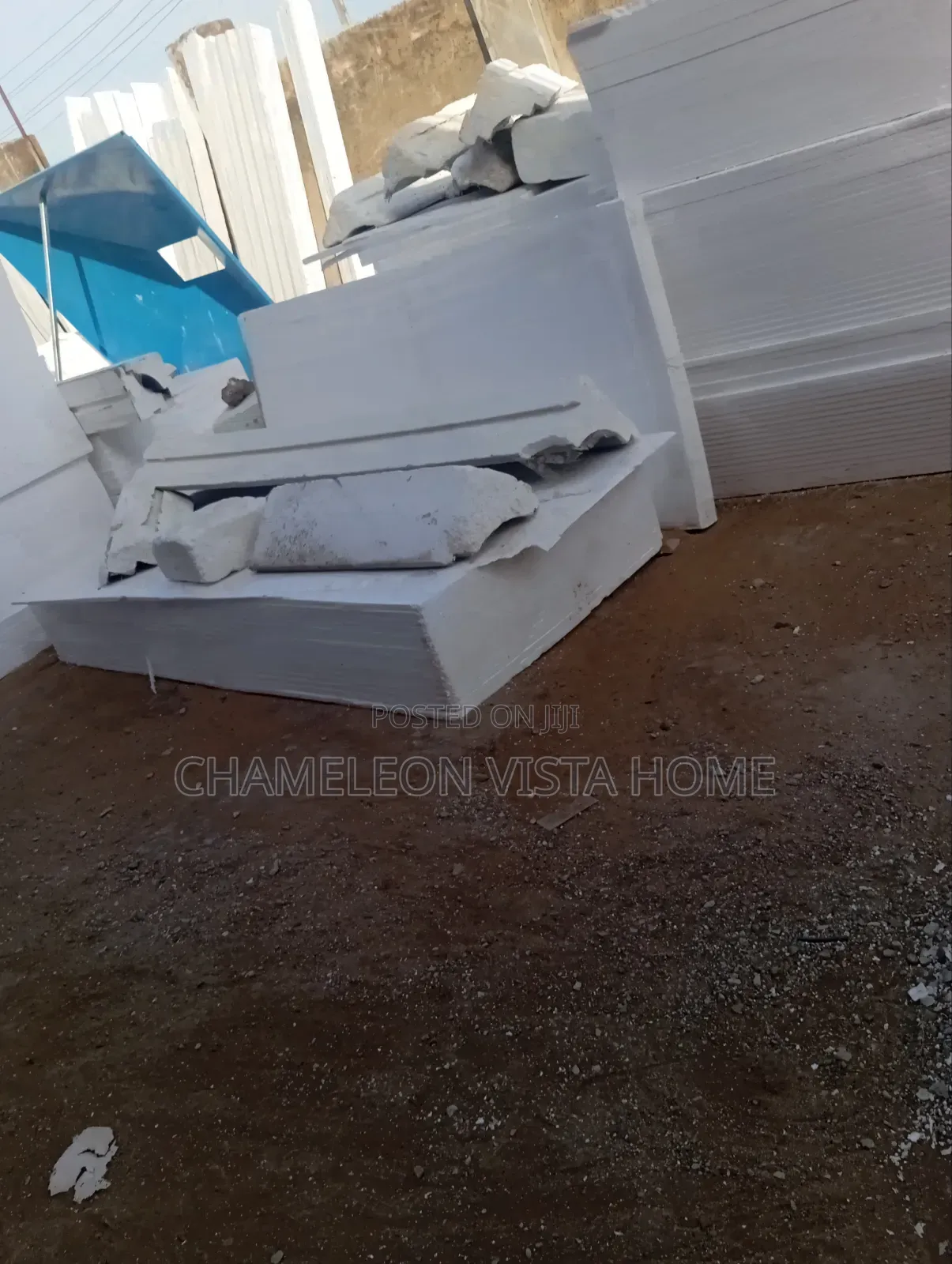 Polystyrene Board and Parapets