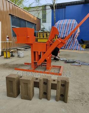 Manual Interlocking Brick Making Machine Used To Produce Compressed ...