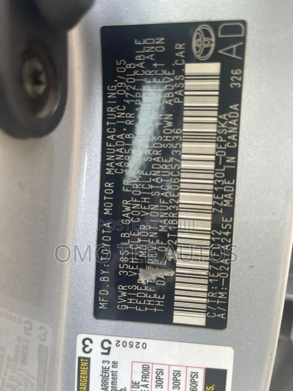 Toyota Corolla S 2006 Silver