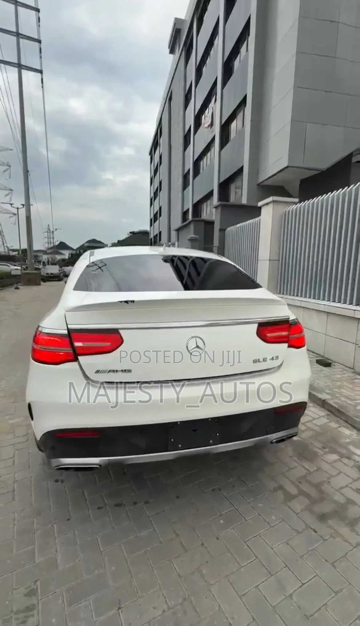 Mercedes-Benz GLE-Class AMG GLE 43 4MATIC 2017 White