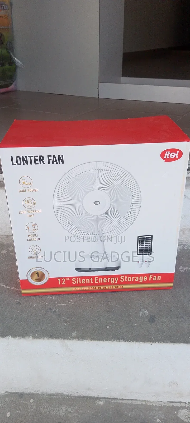 Itel Rechargeable Fan