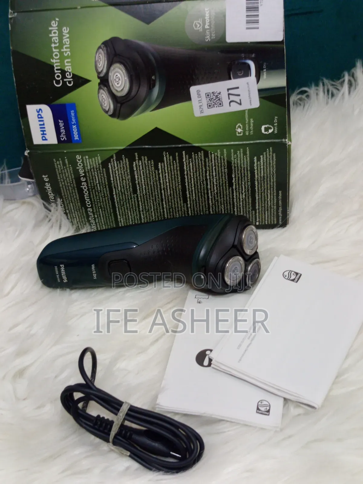 U.K Used Philips Shaver 3000x Series