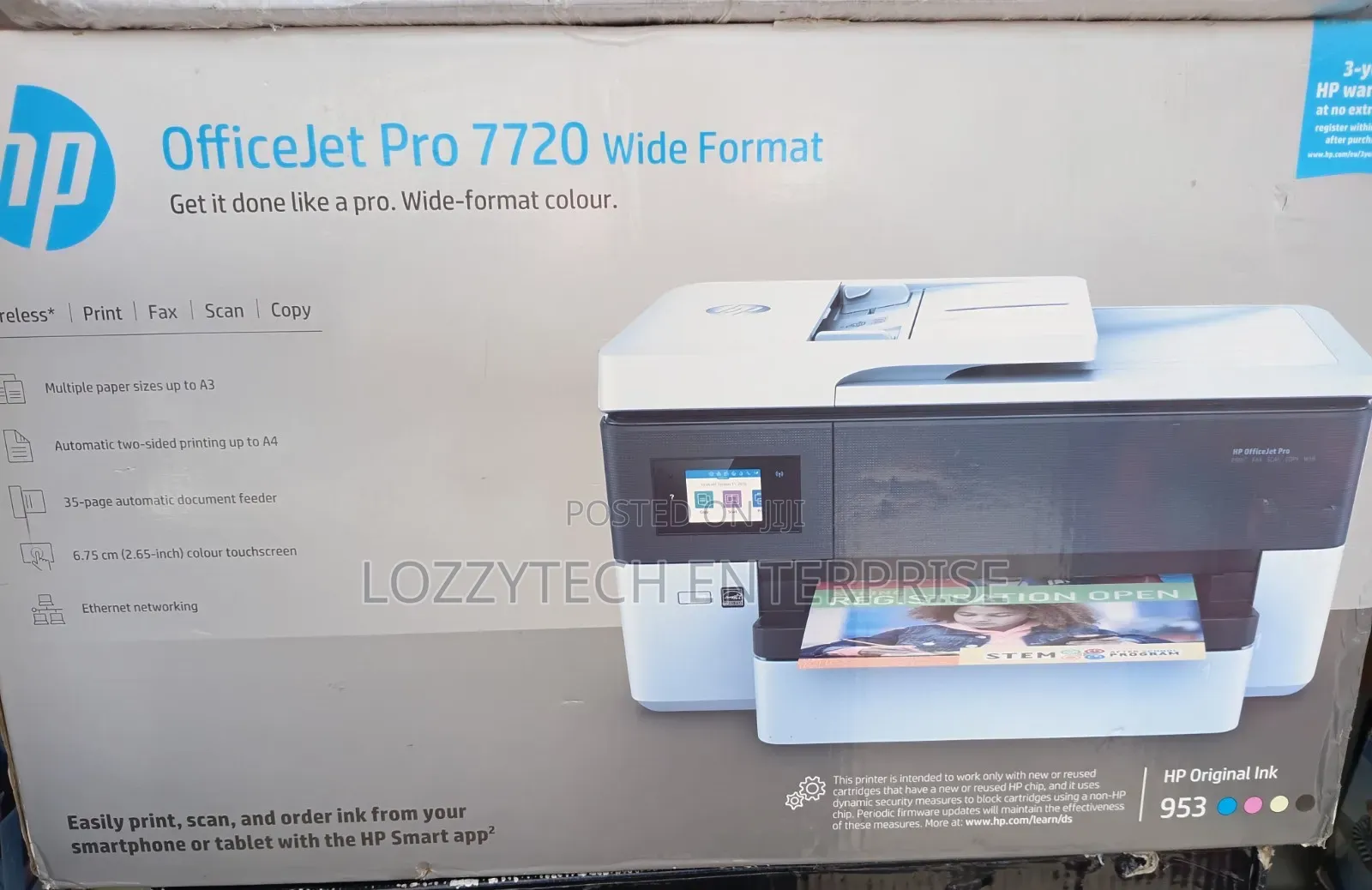 Hp Officejet Pro 7720 Wide Format A3