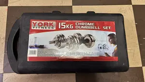 Adjustable Chrome Dumbbell Set With Carry Case