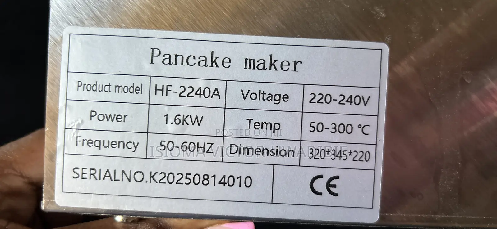 Pancake Cooker
