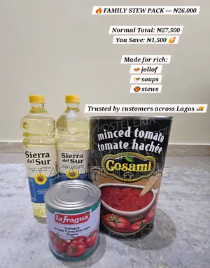 Tomatoes Cooking Oil 'Family Stew Pack'