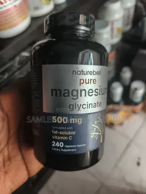 Nature Bell Magnesium Glycinate Caps 500mg | 240 Count