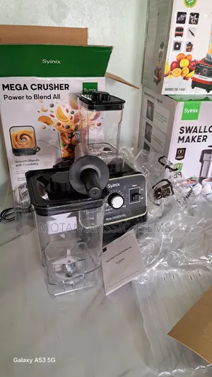 Syinix Mega Crush Heavy Duty Blender (Ice, Tigernut Beans Grinder)