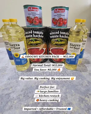 Tomatoes Cooking Oil 'Odogwu Kitchen Pack'