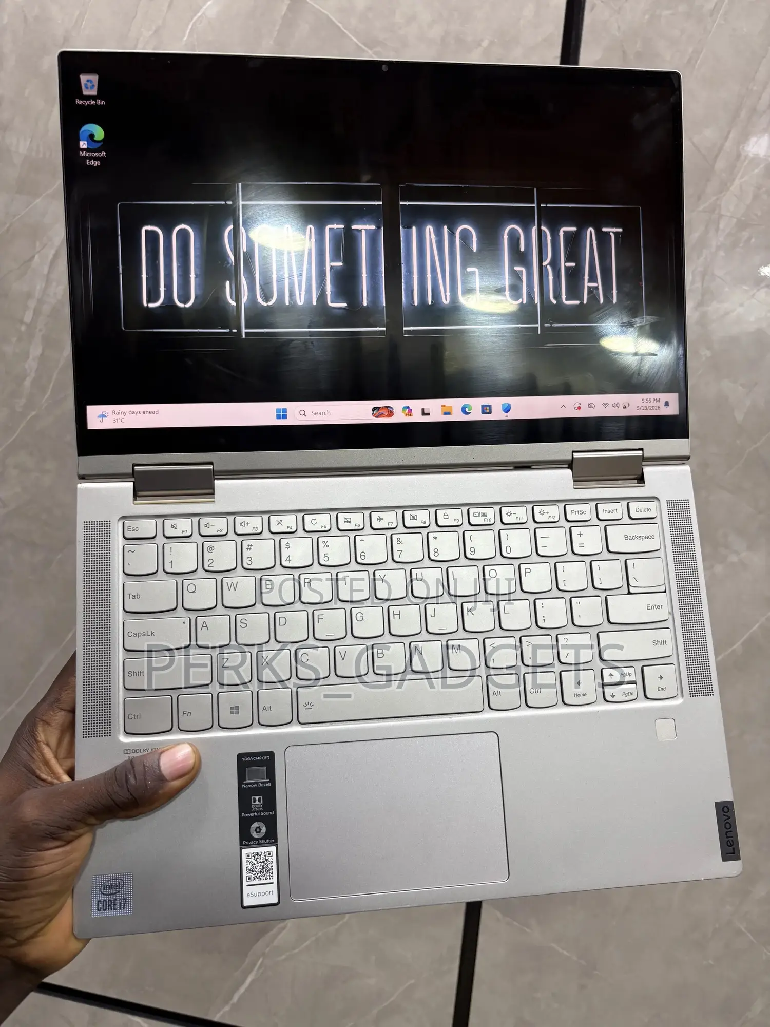 Laptop Yoga 16GB Intel Core i7 SSD 256GB