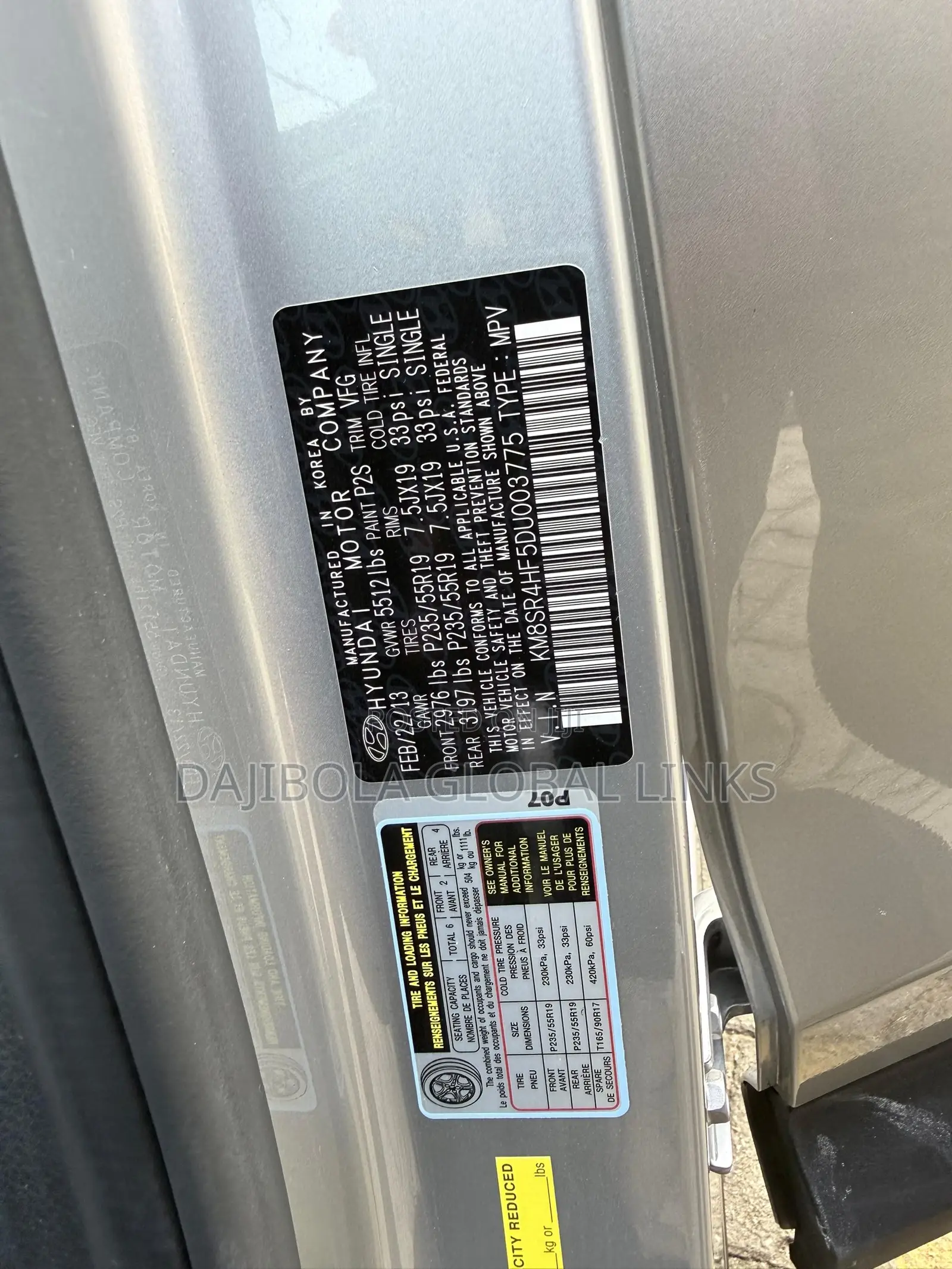 Hyundai Santa Fe 2013 Silver