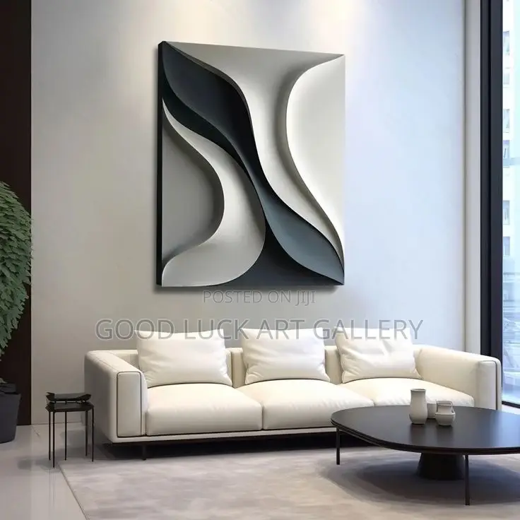 Abstract Neutral Wall Art Canvas