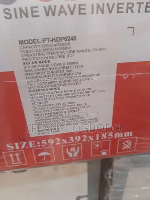 Sunfit Solar Inverter 6.2kva 48v Hybrid
