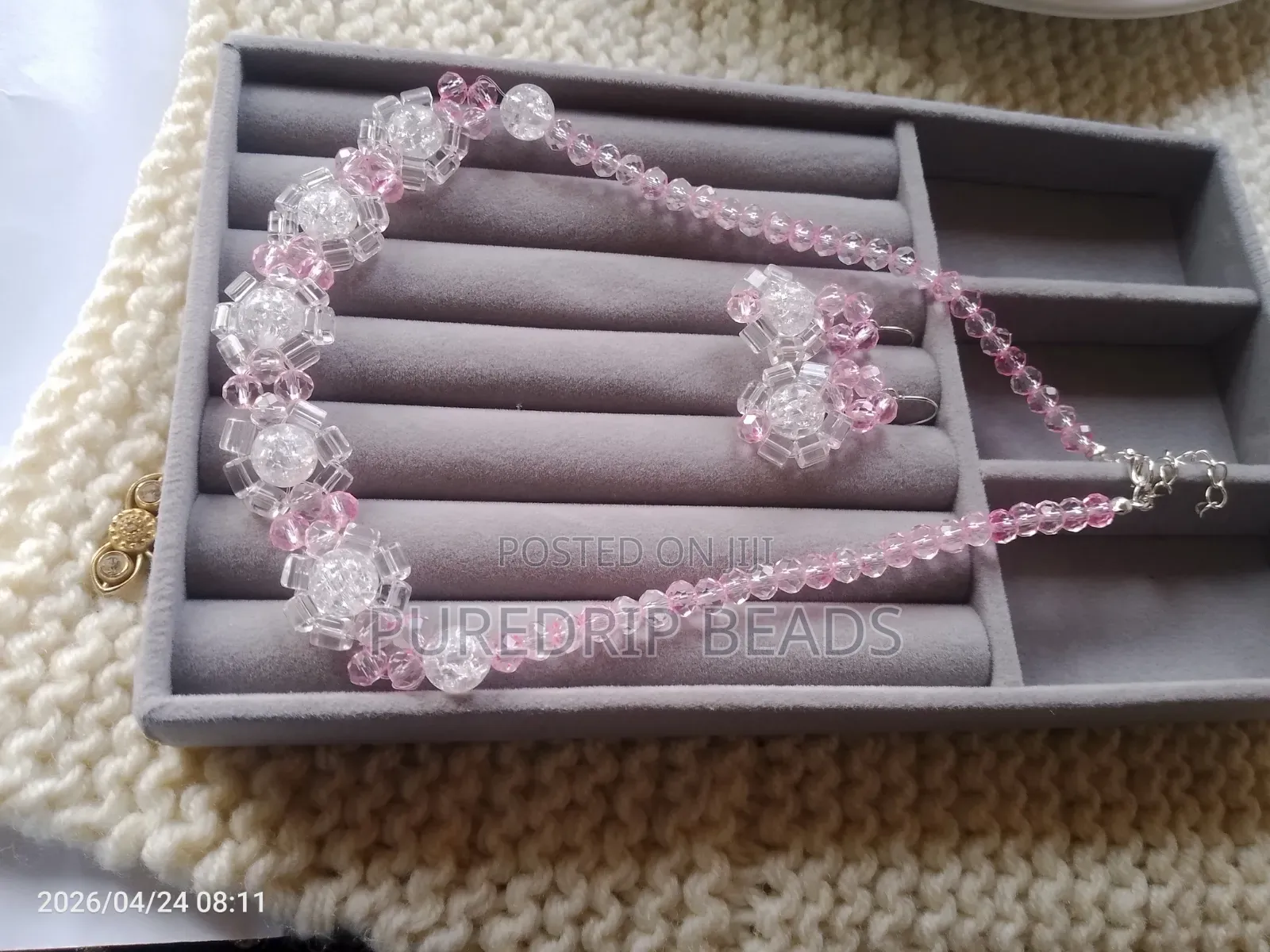 Classy Chocker Clover Necklace Set
