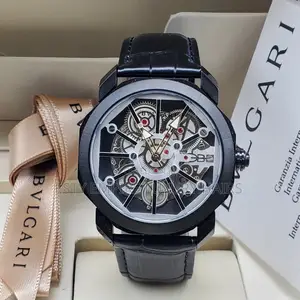 High Quality Luxury Bvlgari Leather Wristwatch