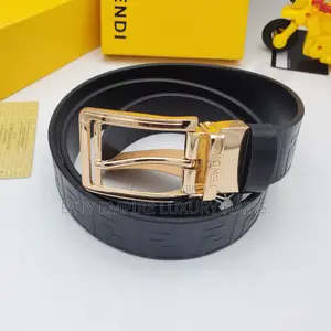 High Quality Luxury Fendi Leather Belt