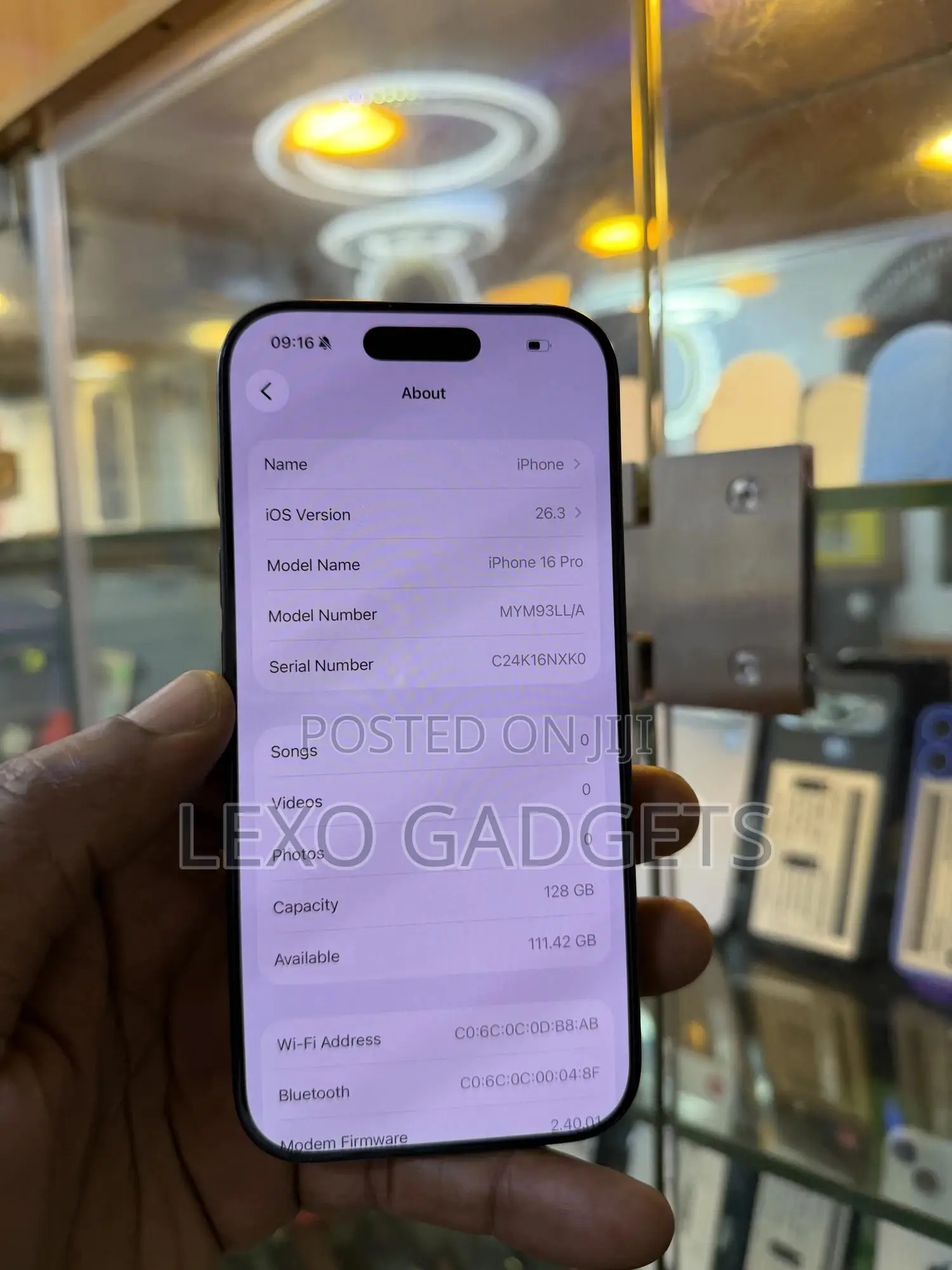 Apple iPhone 16 Pro 128 GB Black