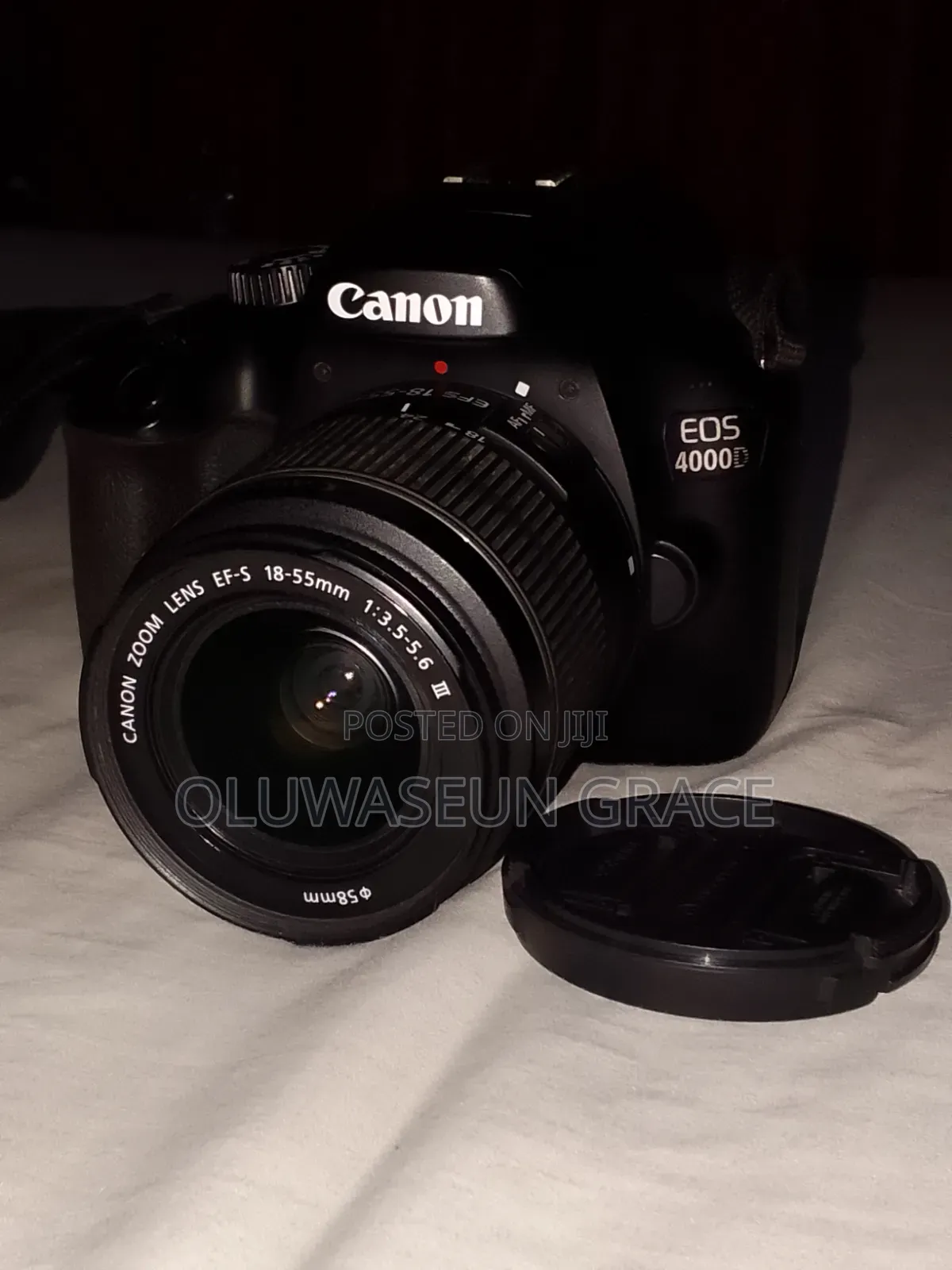 Canon Eos 4000d DSLR Camera + 18–55mm Lens (Very Neat, Fully Working)