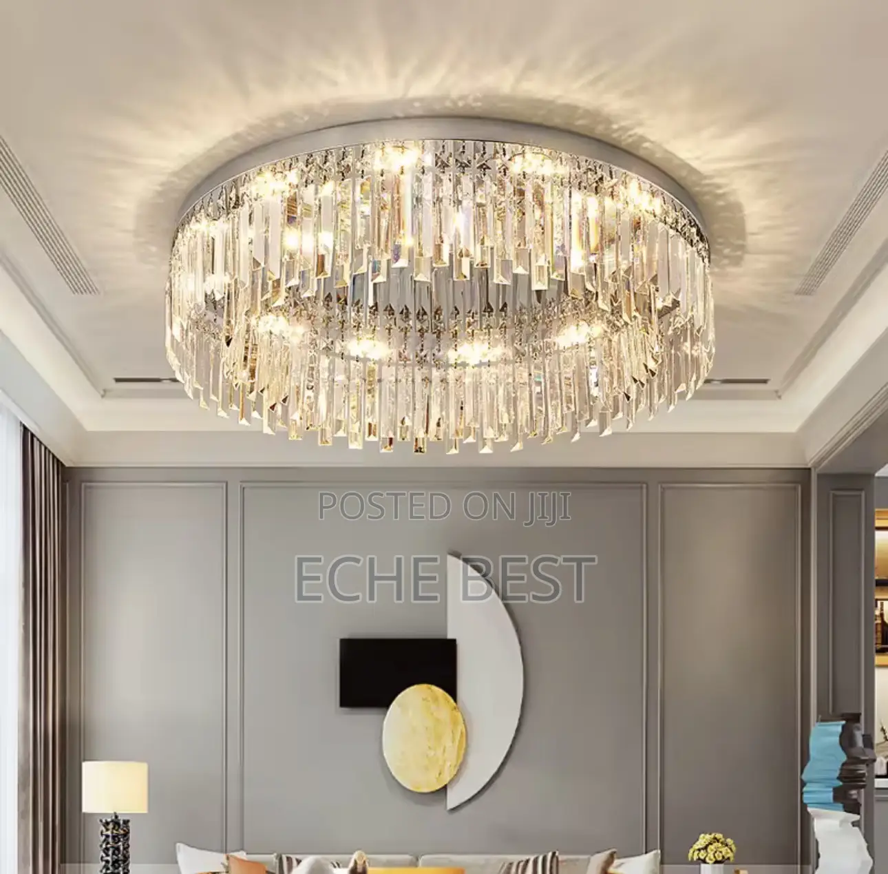 Crystal Ceiling Light