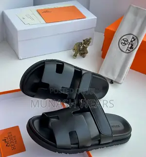 Hermes Leather Slipers Covered 40-46