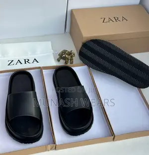 Zara Leather Slipers Covered Design 40-46