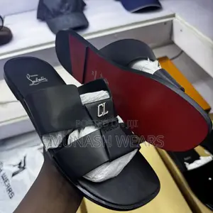 Christian Loubotin Leather Slipers Cover 43-47 Available