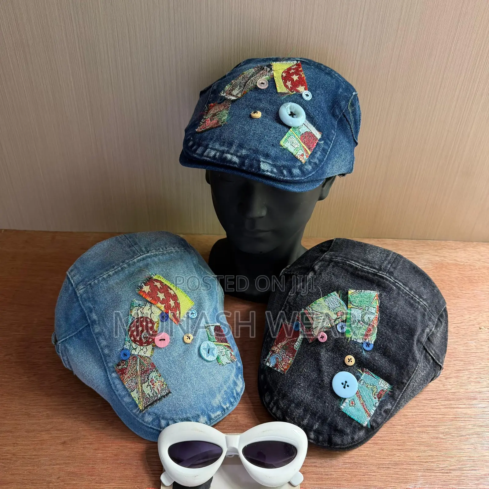Denim Patchwork Kangol