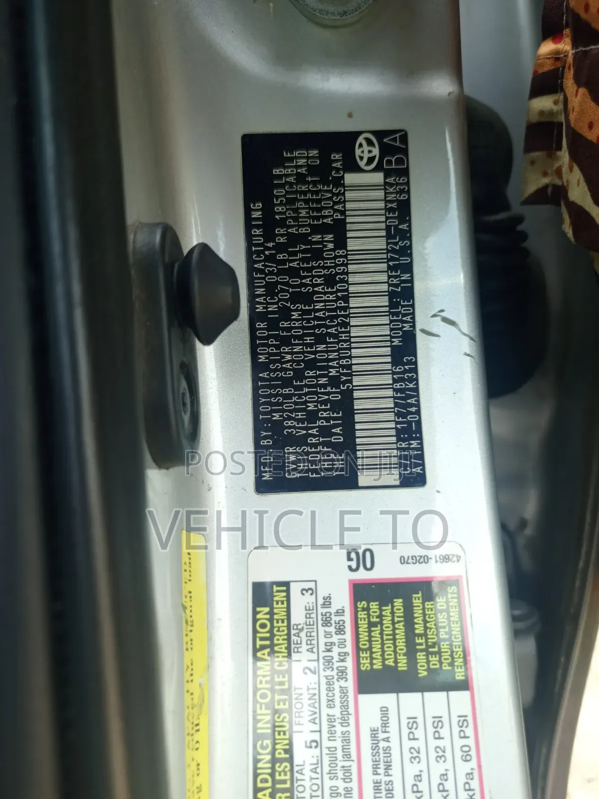 Toyota Corolla 2014 Silver